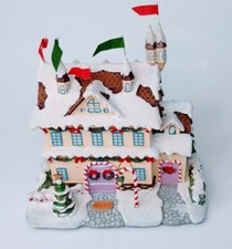 Hawthorne Village Rudolph Christmas Town Light Up Santa Mrs Claus Castle