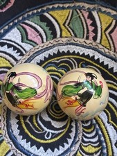 Beautiful Vintage Chinese Feng Shui Chime Balls In VGC