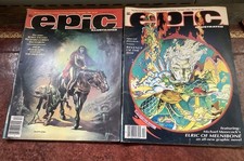 2 Vintage EPIC Illustrated