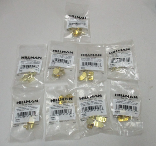 Hillman shelf pins brass - pins,