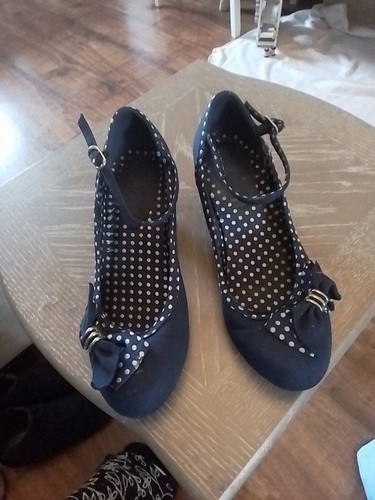 Ruby shoo gorgeous navy heels - shoo,
