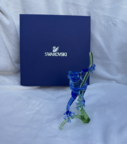 Genuine swarovski crystal frog - genuine,