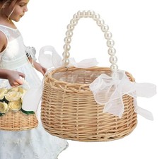 1x Woven Basket Wicker with