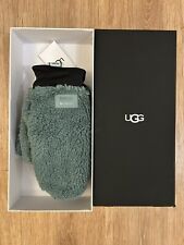 NEW UGG Sherpa Fleece Mittens / Gloves Leather Palm L/XL