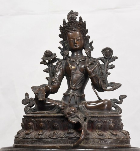 Old tibet pure bronze buddhism - tibet,
