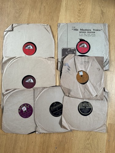 Job lot gramophone records - lot,