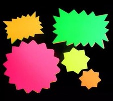 Neon Cards Fluorescent Stars