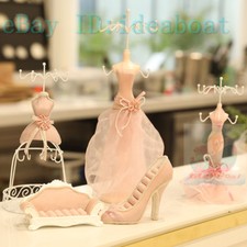 SET dark pink dress Mannequin Sofa Shoe Display Holder Multi-Purpose Organisers