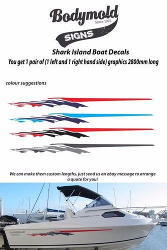Designer boat graphics decals - designer,