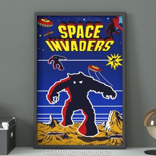 Space invaders retro arcade - space,