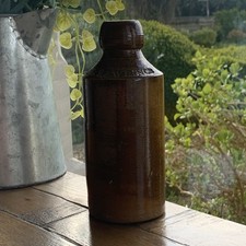 J. D Rawlings Old Fashioned Ginger Beer Bottle Vintage Kitchen Stoneware