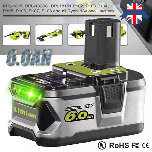 Replace battery for ryobi p108 - battery,