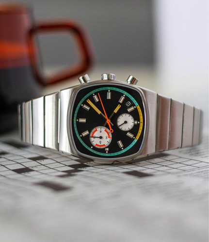 Retro chronograph watch - chronograph,
