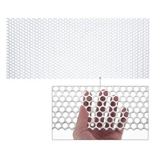 23.6"x15.7" 304 Stainless Steel Perforated Sheet 0.39" Hole Metal Mesh Plate