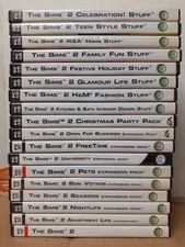 The Sims 2 PC Bundle (Base Game + 17 Expansions) Apartment Life Ikea Kitchen etc