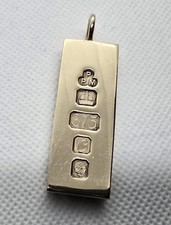  9ct Yellow Gold Ingot Pendant