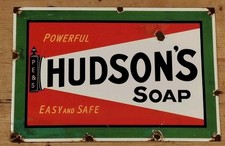 Enamel Hudson’s Soap Vintage
