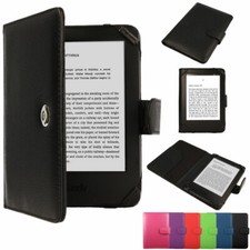 For Amazon Kindle Paperwhite 6.8" & 7" Slim Leather Folio Flip Case Cover