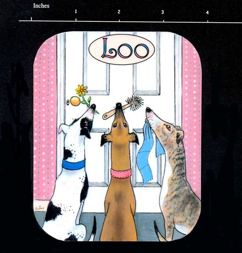 Greyhound dog art - art, painting