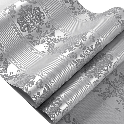 Silver damask wallpaper for - wallpaper,