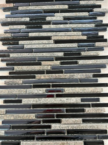Black grey glass stone - glass,