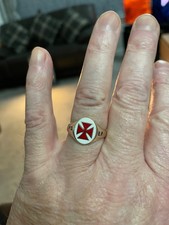 masonic knights templar ring 9