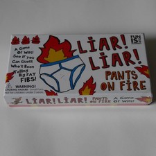 Liar Liar Pants on Fire Family Card Game Dice Guess Who's Lying *NEW* Boxer #J