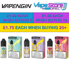 Vapengin | Mercury | Nic Salt E-Liquid | 10ml Bottle | 10mg / 20mg
