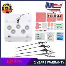 Portable Laparoscopy Trainer Simulator Laparoscopic Training Practice Box