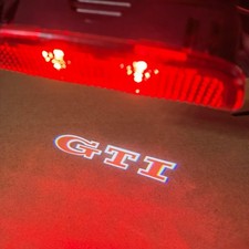 2Pcs Red GTI Badge Door Light