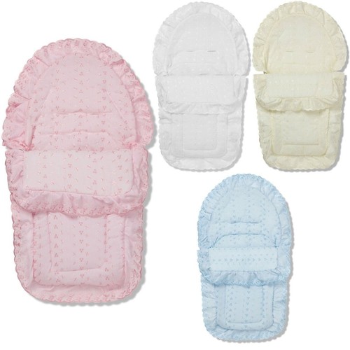 Broderie anglaise car seat - broderie,