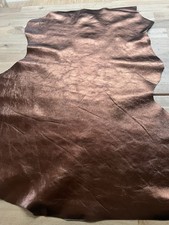 Bronze Metallic Leather Goat