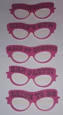 Bride Squad Paper Glasses Pack Of 5 Hen Night Party Bride To Be Bridesmaids 