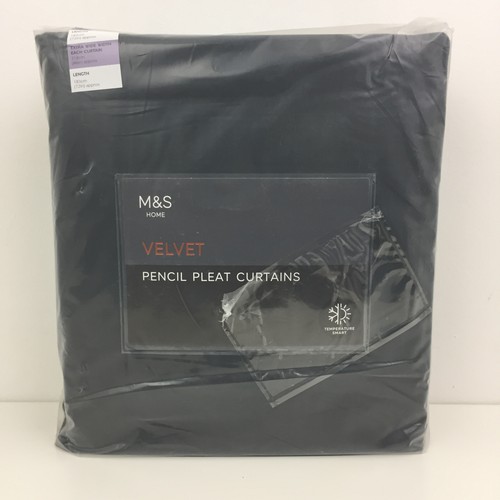 Velvet pencil pleat - m&s,