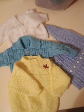 4 Fabulous Hand Knitted Baby
