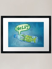 Fish inside a plastic bottle