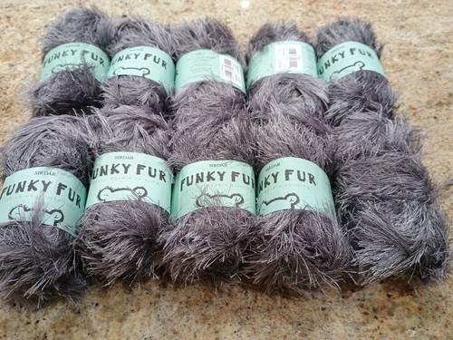 Sirdar grey funky - x, 50g