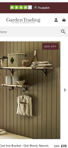 Garden trading oak - garden, shelf