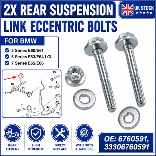 2pcs rear control arm - control, camber