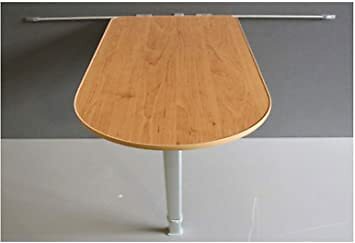 Curved beech wood table - beech, &