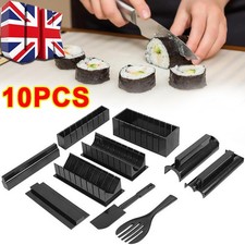 10Pcs DIY Sushi Maker Set Rice Roll Mold Kitchen Sushi Making Tool Kit Home Z