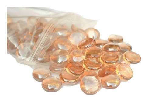 Sugar pink peach glass - -peach,