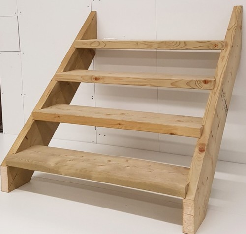 Bespoke wooden steps stairs - steps,
