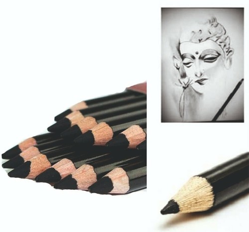 Charcoal pencils set - charcoal,