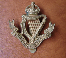 Brass Connaught Rangers cap