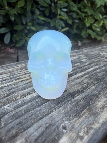 Opalite skull - opalite,