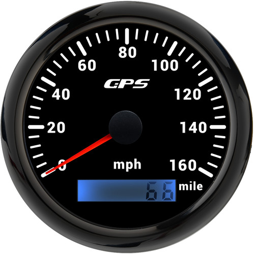 85mm black gps speedometer - gps,