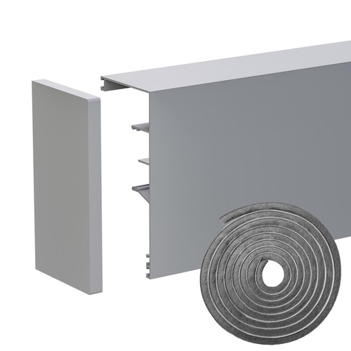 Sliding door track - sliding, with