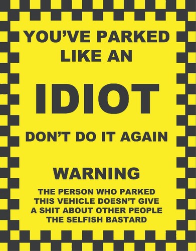 X10 you parked like a - parked,