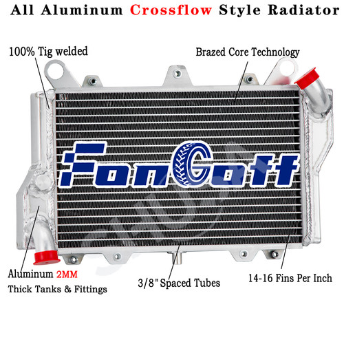 Rows aluminum radiator for - rows,